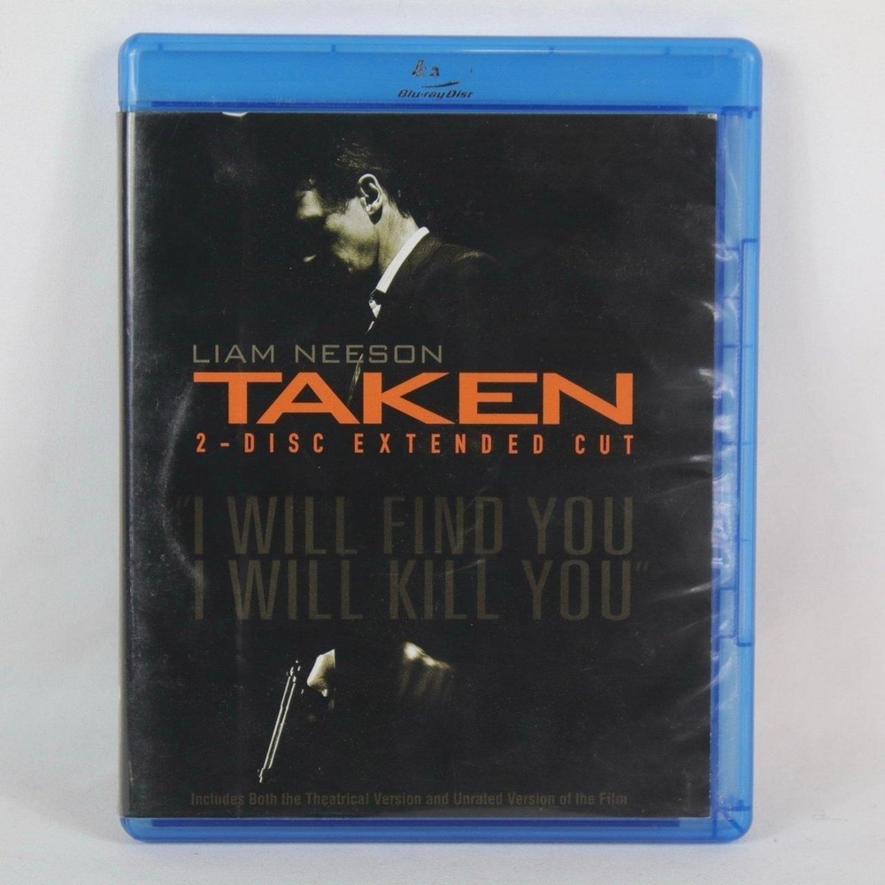Taken 2-Disc Extended Cut Blu-Ray‎ DVD Movie